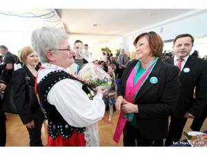 Anna Komorowska w Nowej Wsi - 4 kwietnia 2014r.